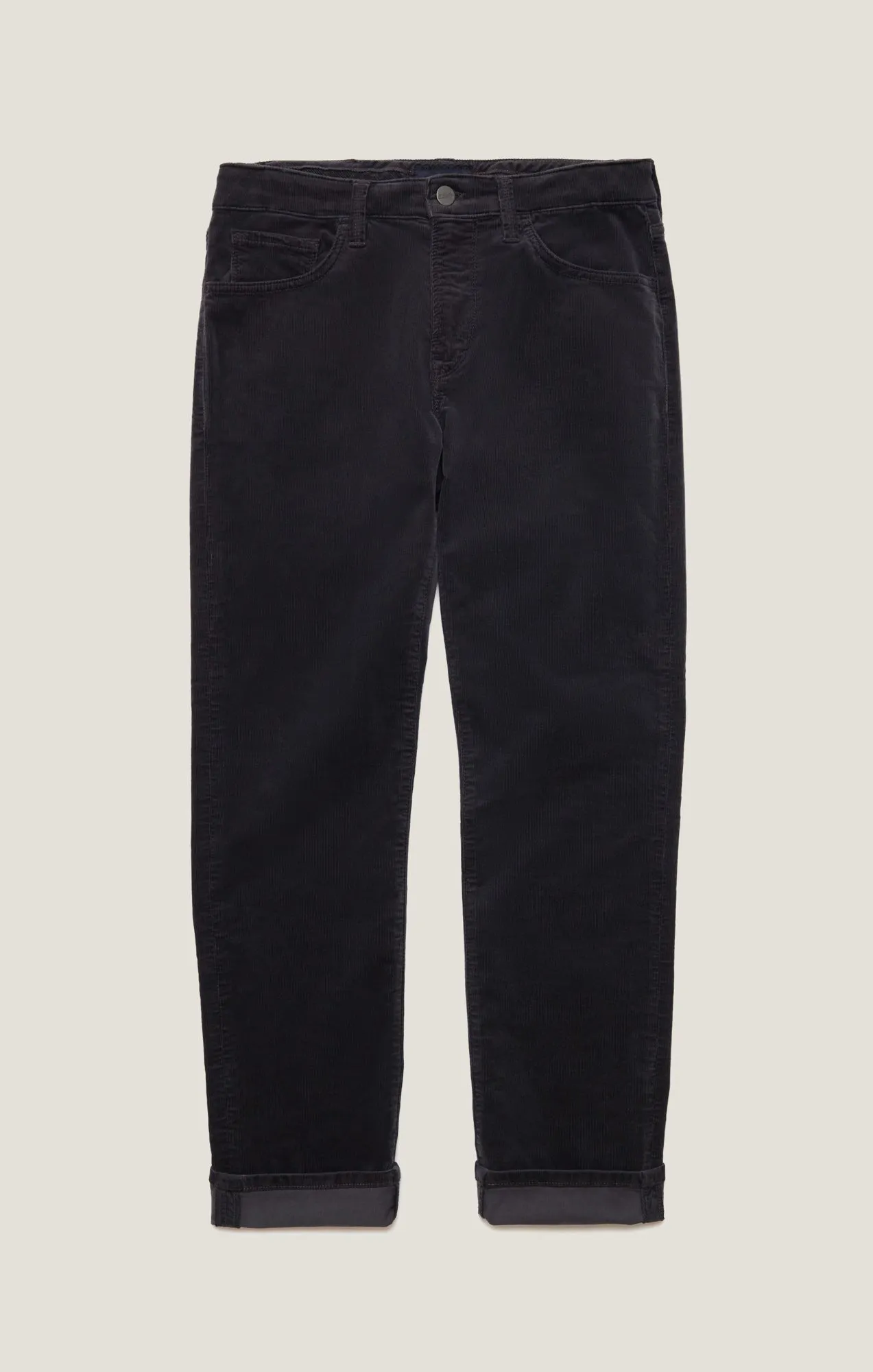 Courage Straight Leg Pants in Charcoal Cord