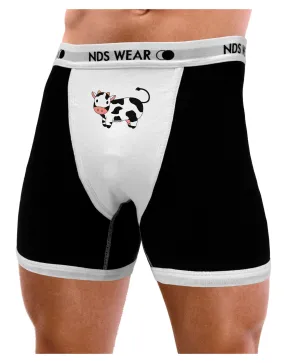 Cute Cow Mens Boxer Brief Underwear