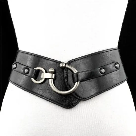 Decoration Wide Belt Coat Waistband Simple Accessories Adjustable For Women