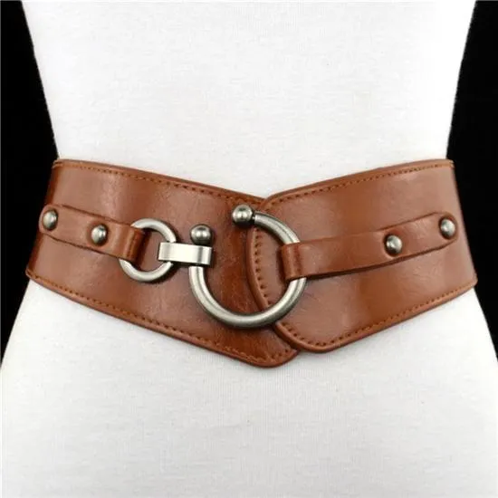 Decoration Wide Belt Coat Waistband Simple Accessories Adjustable For Women