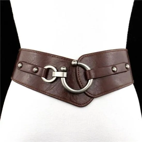 Decoration Wide Belt Coat Waistband Simple Accessories Adjustable For Women