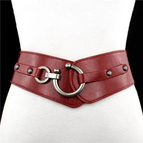 Decoration Wide Belt Coat Waistband Simple Accessories Adjustable For Women