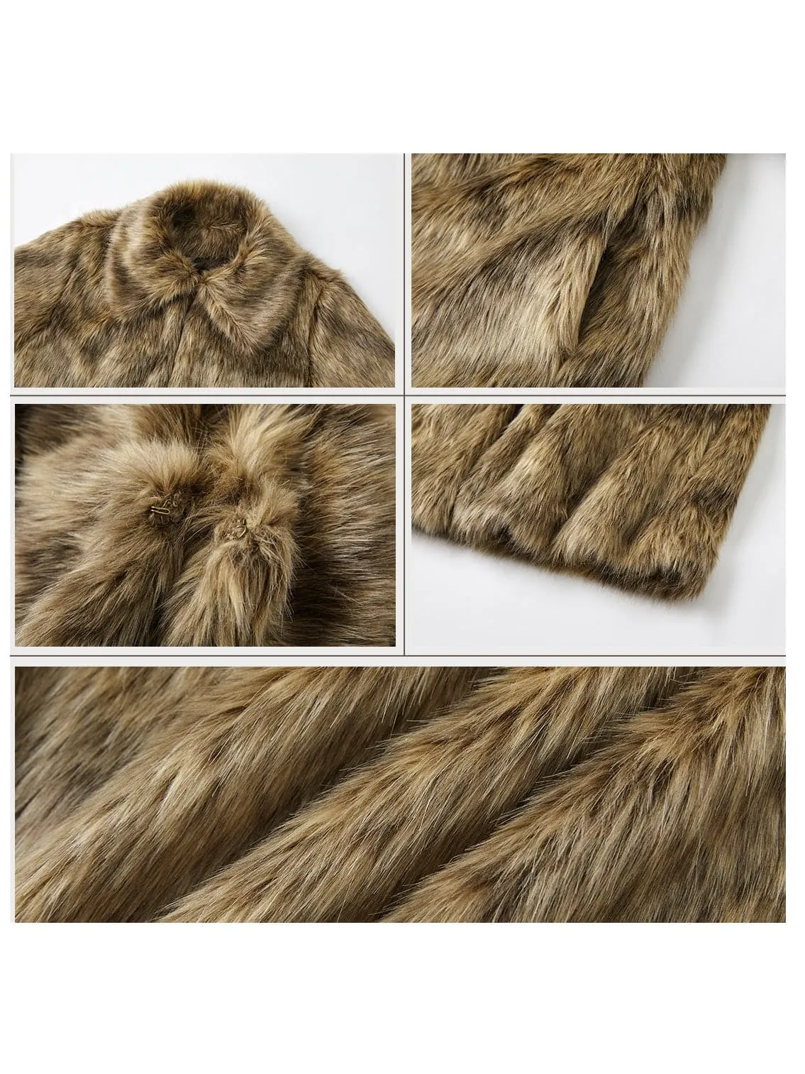 Eco-Chic Fur Short Coat