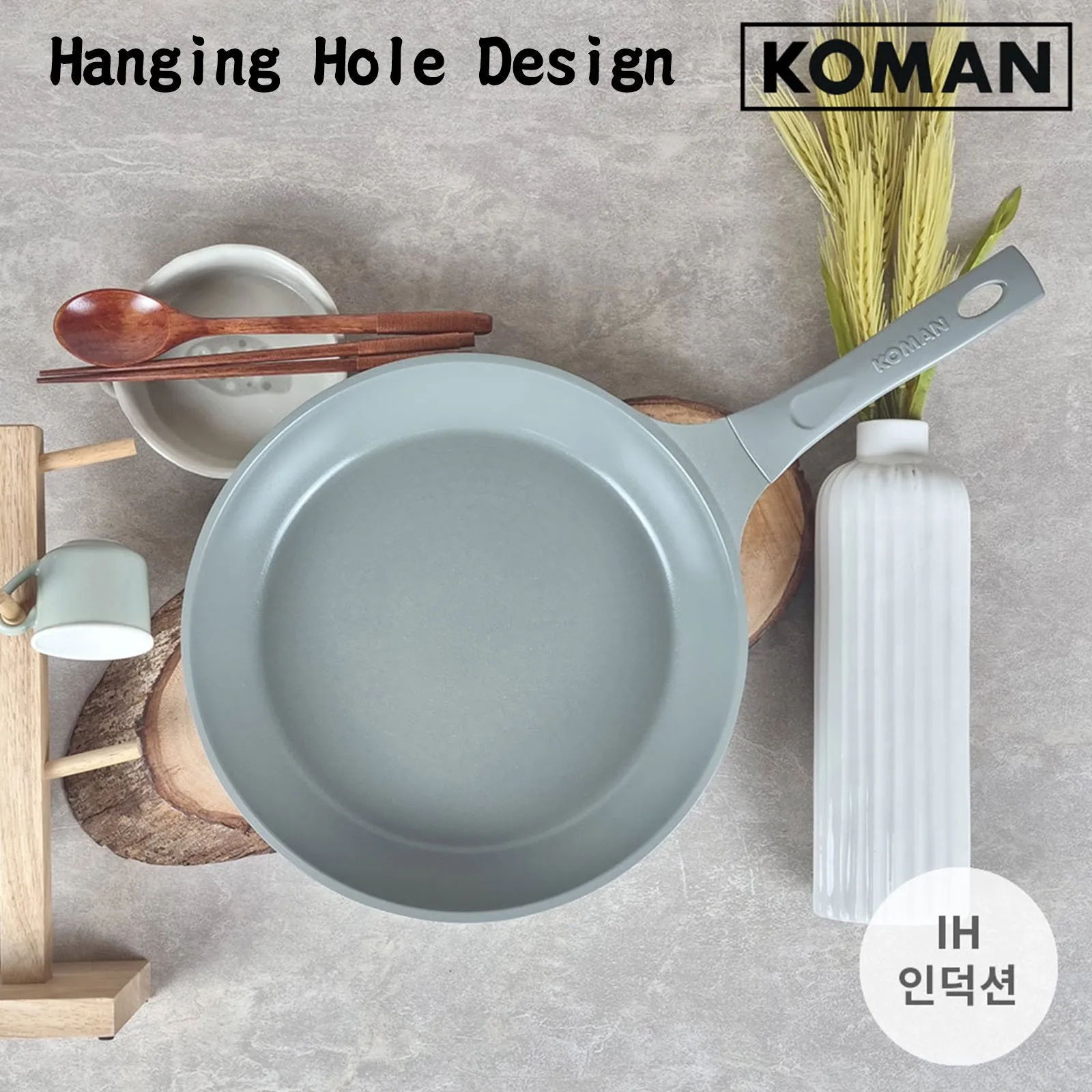 Eco-Friendly Non-Stick Ceramic IH Frypan 28cm - KOMAN