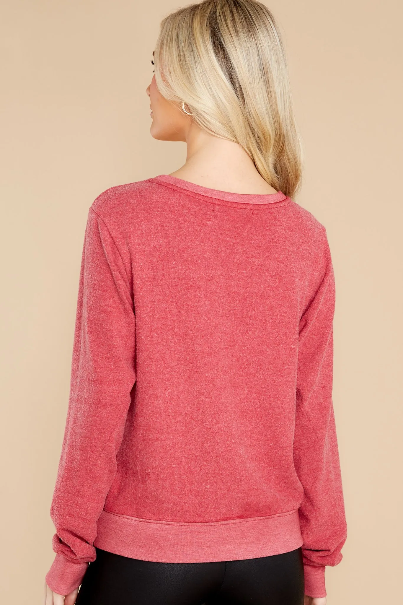 Eggnah Crimson Baggy Beach Jumper