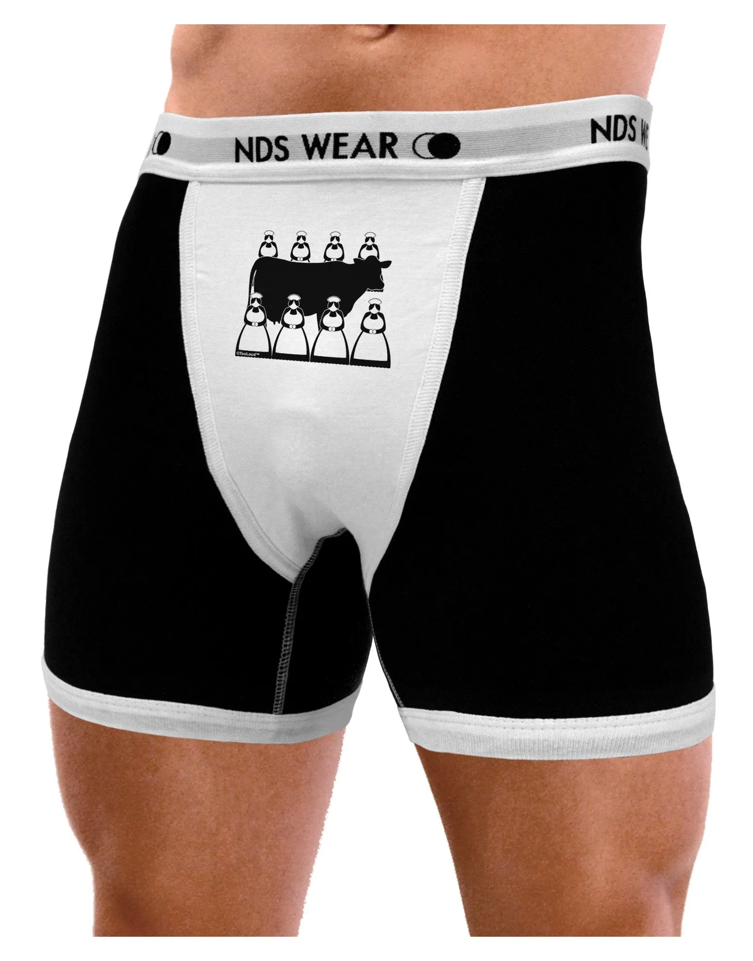 Eight Maids A Milking Mens Boxer Brief Underwear