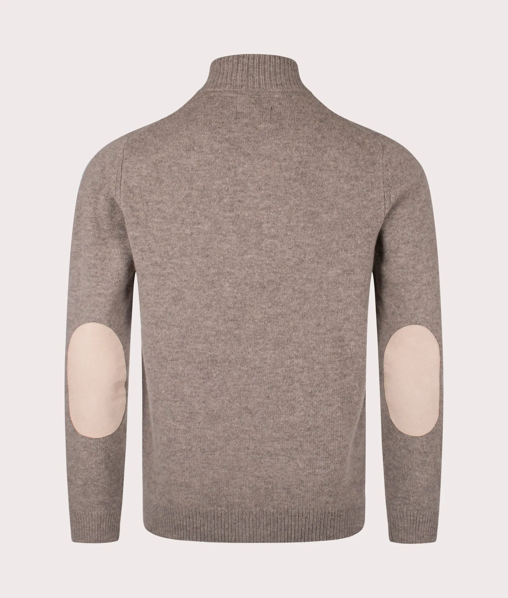 Essential Patch Zip Through Knitted Jumper