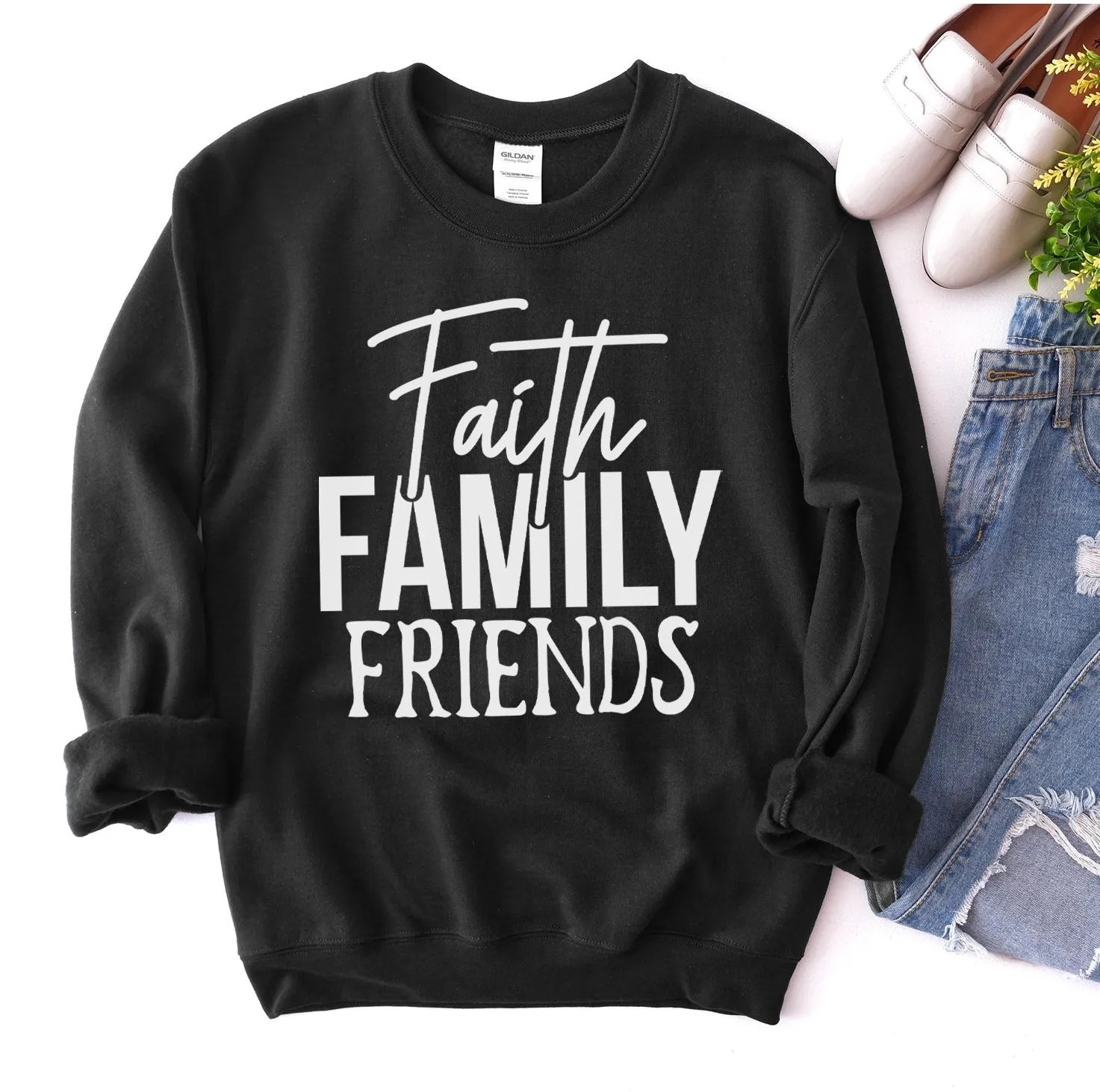 Faith Family Friends Sweatshirt