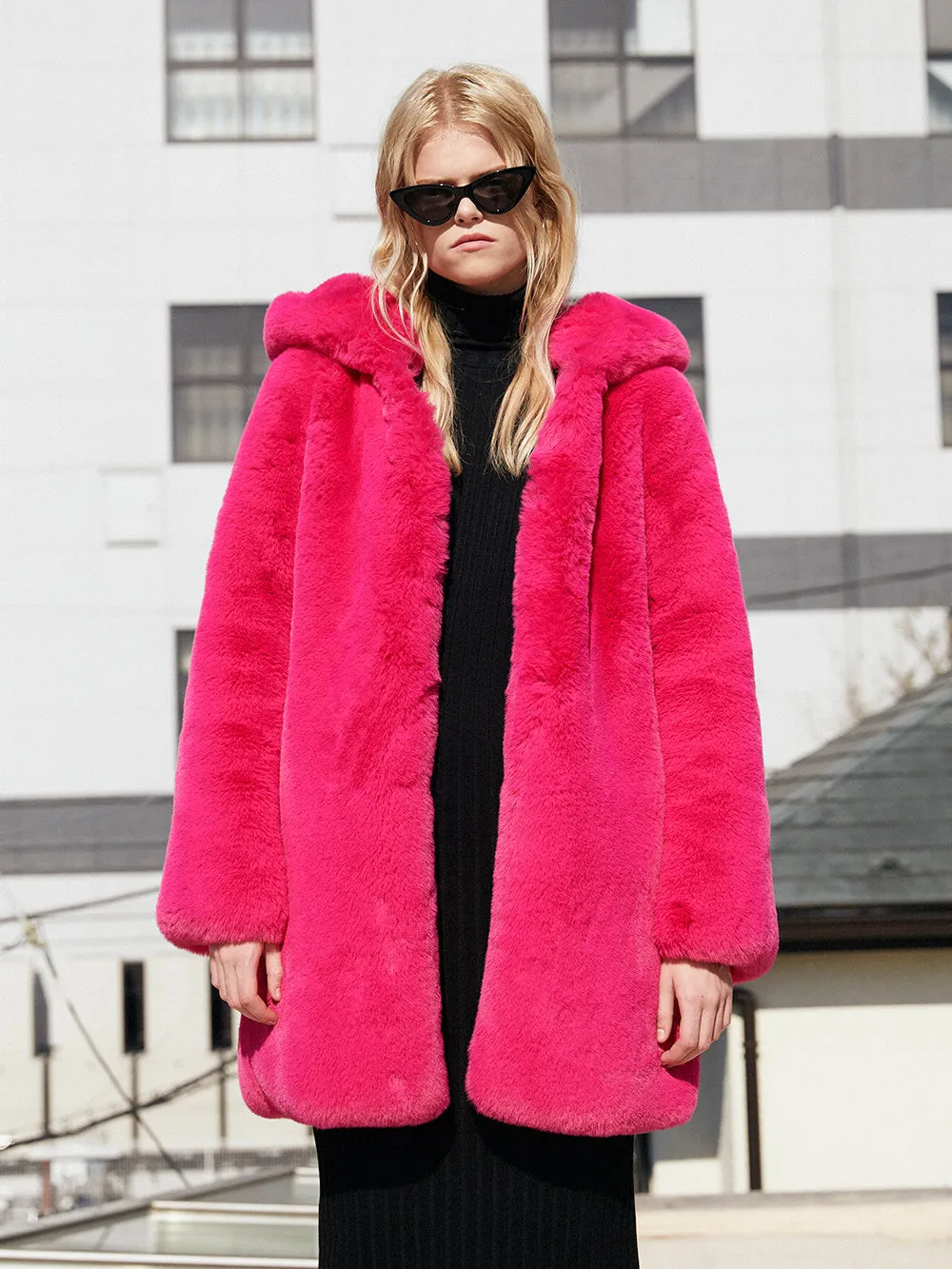 FAUX FUR CUPID COAT