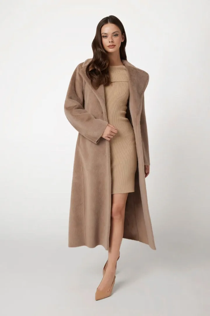 Faux Fur Long Coat