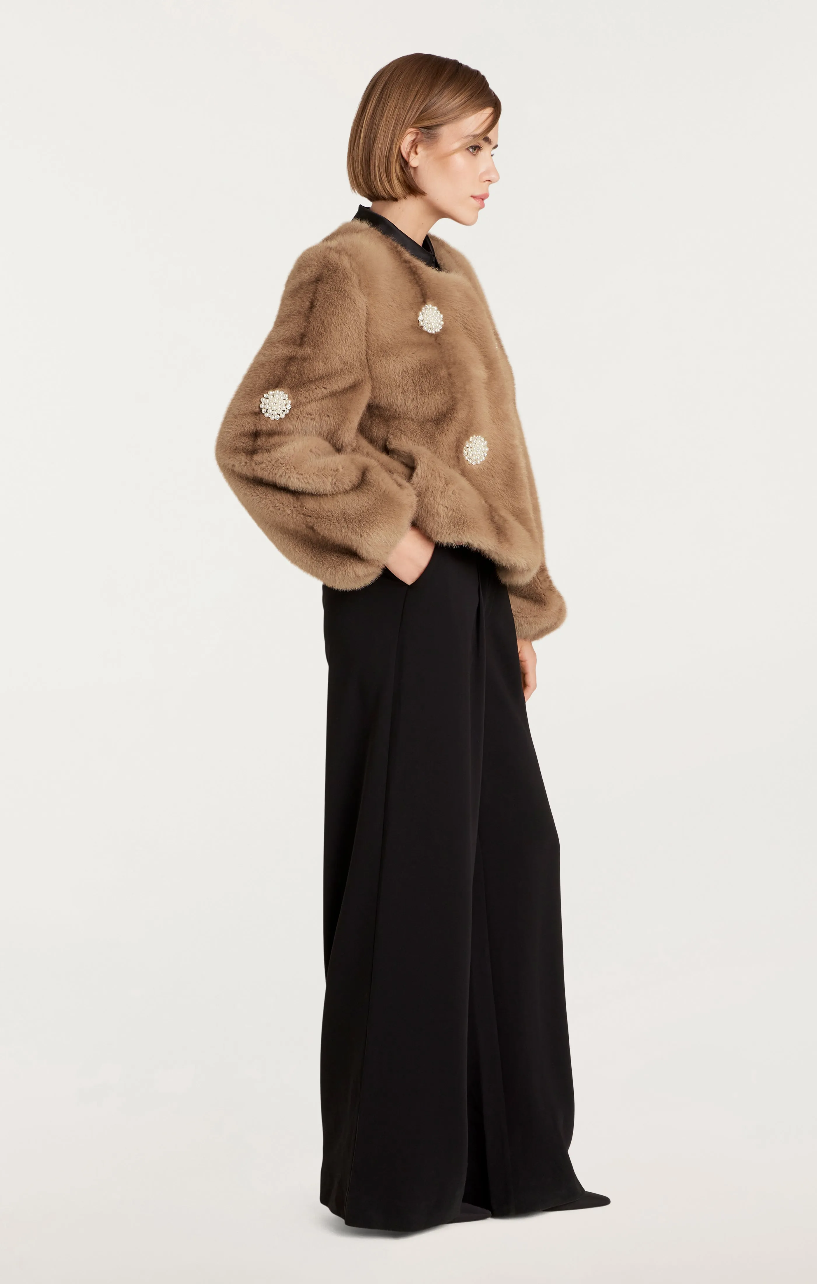 Faux Mink Benson Coat