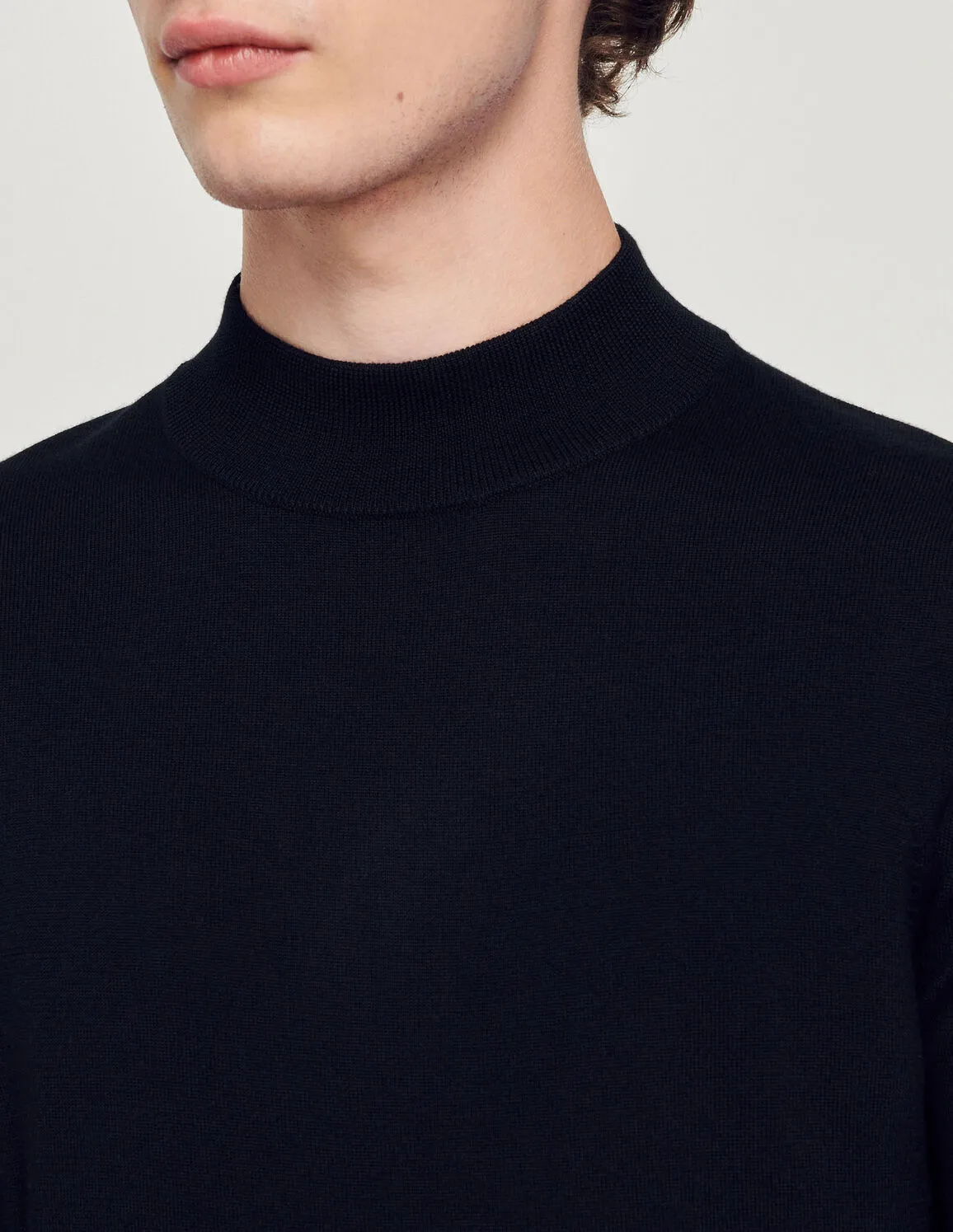 Fine Knit Wool Sweater