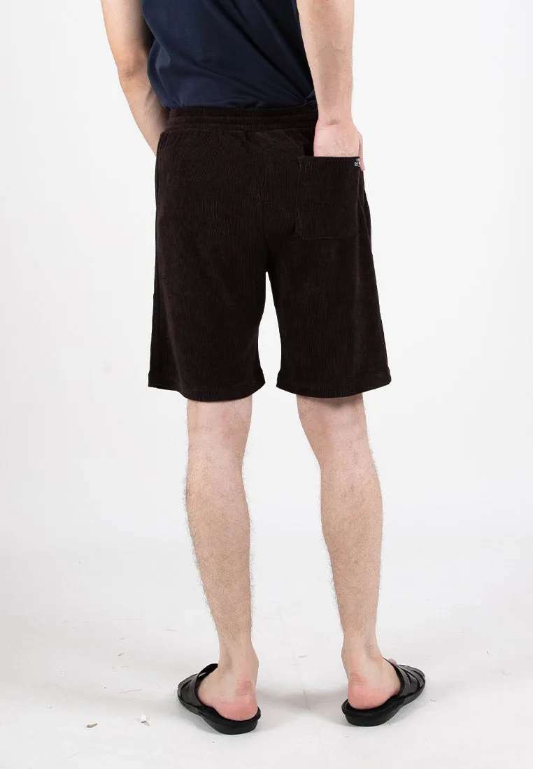 Forest Stretchable Corduroy Men Shorts Casual Short Pants Men | Seluar Pendek Lelaki - 65770