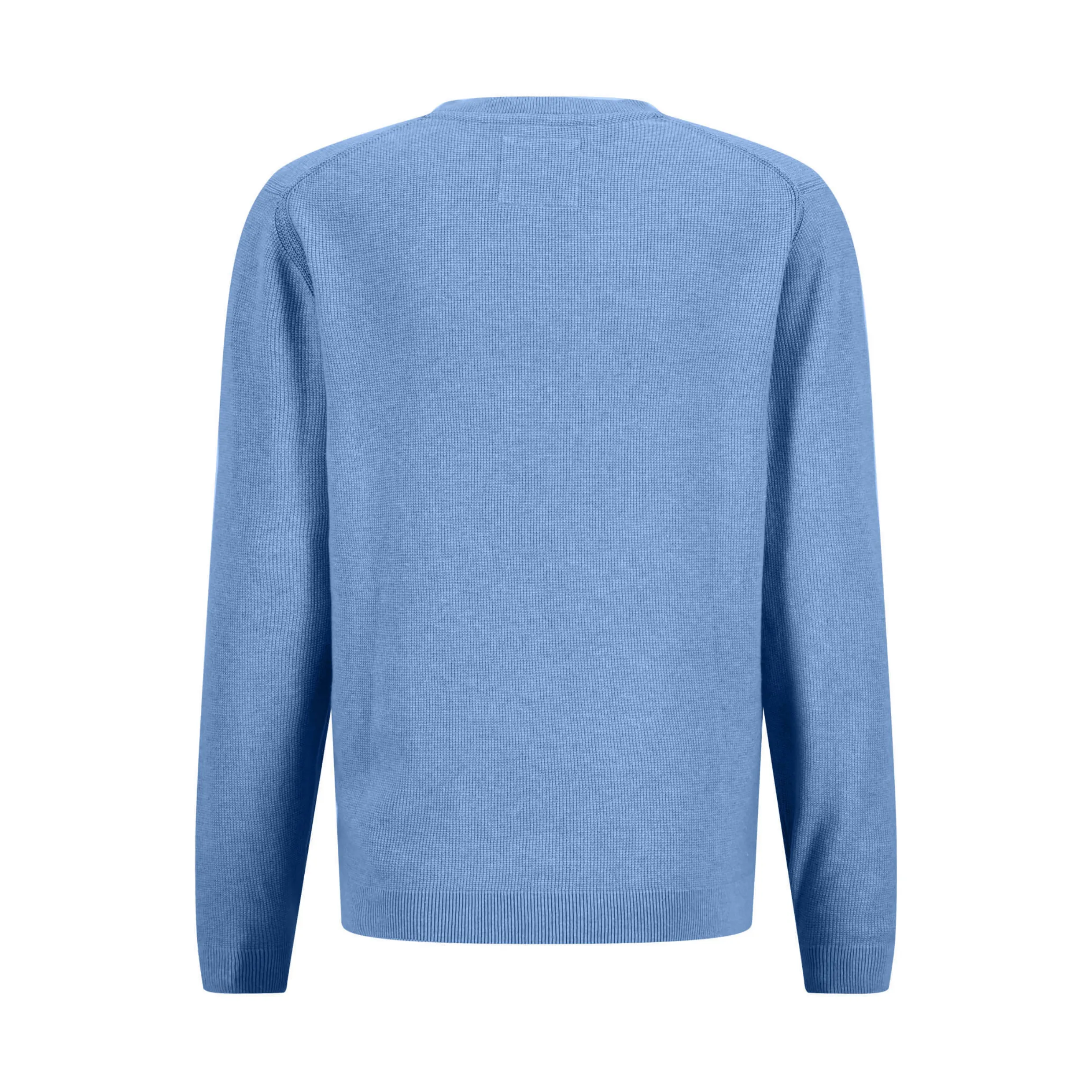 Fynch-Hatton Cotton Crew Jumper Light Sky 1303609