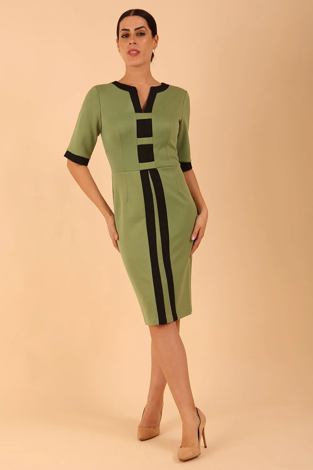 Goggle Pencil Dress