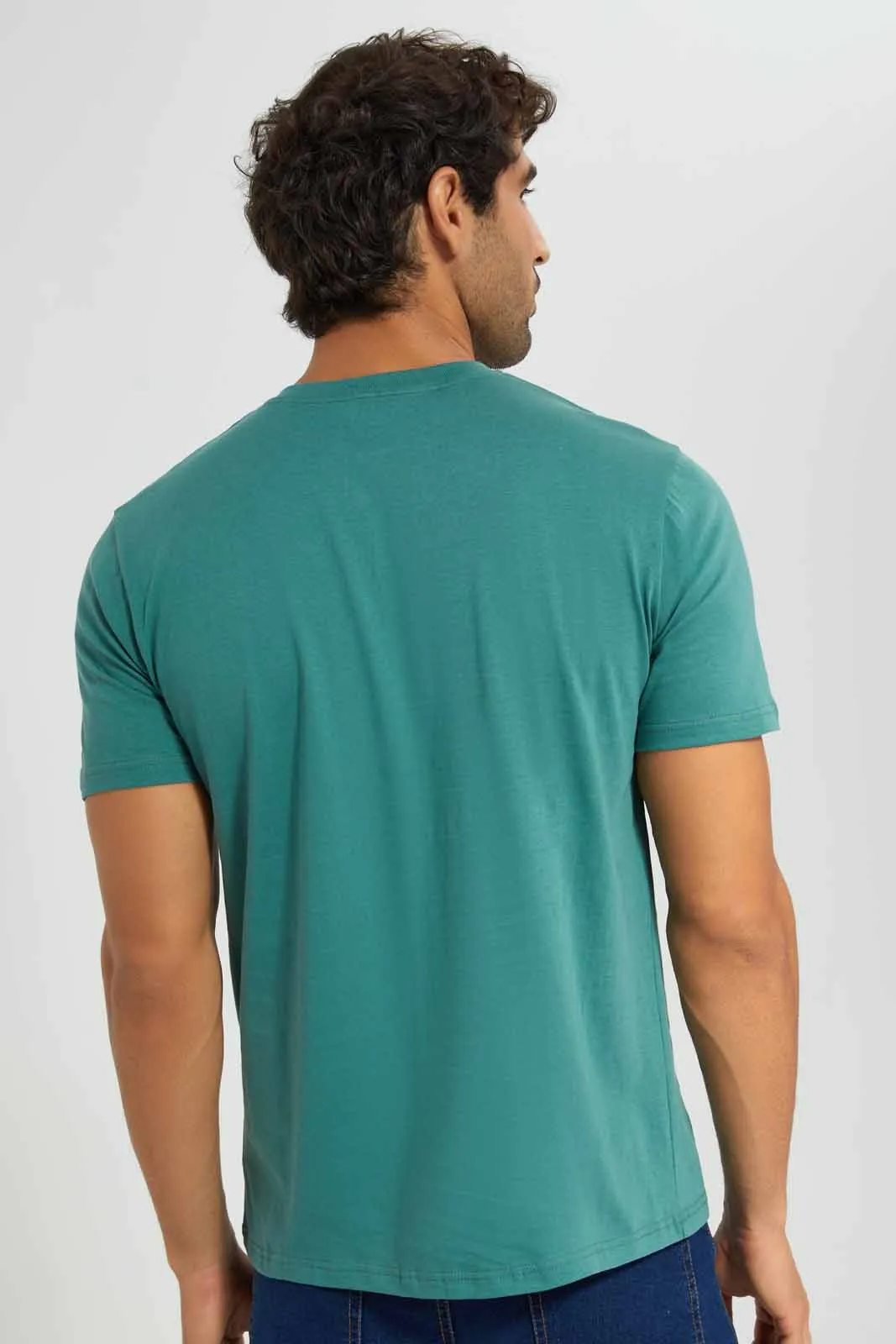 Green Henley T-Shirt