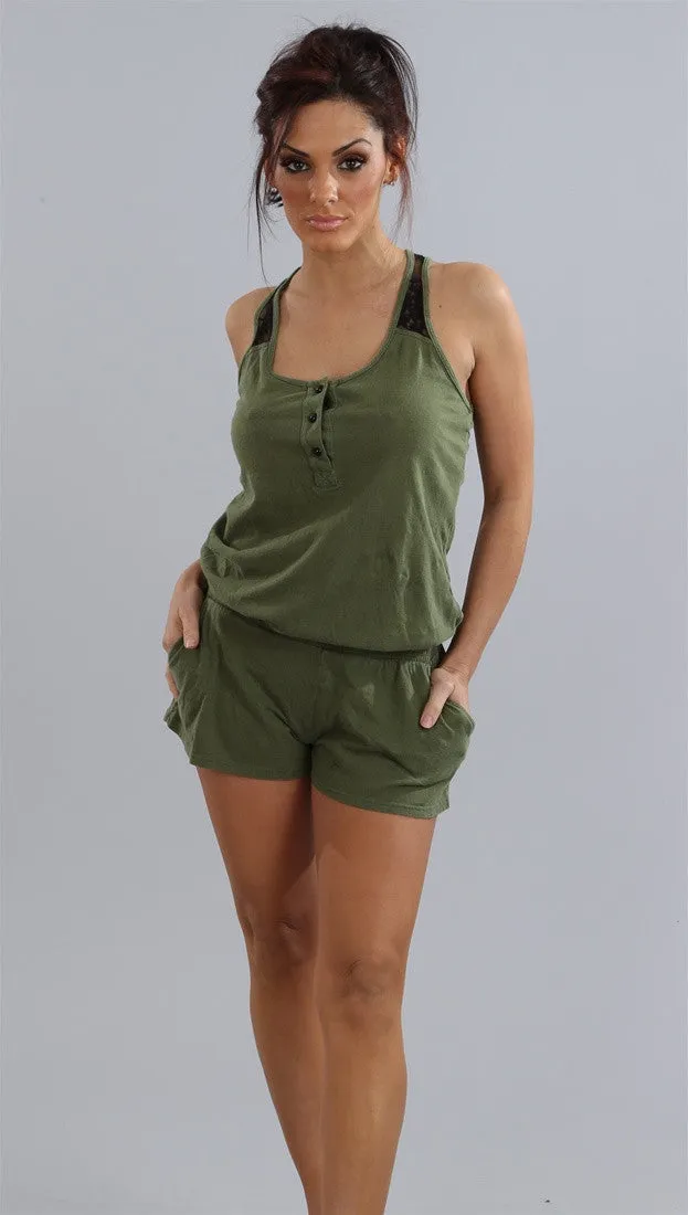 Gypsy 05 Gazelle Lace Racer Jumper in Olive