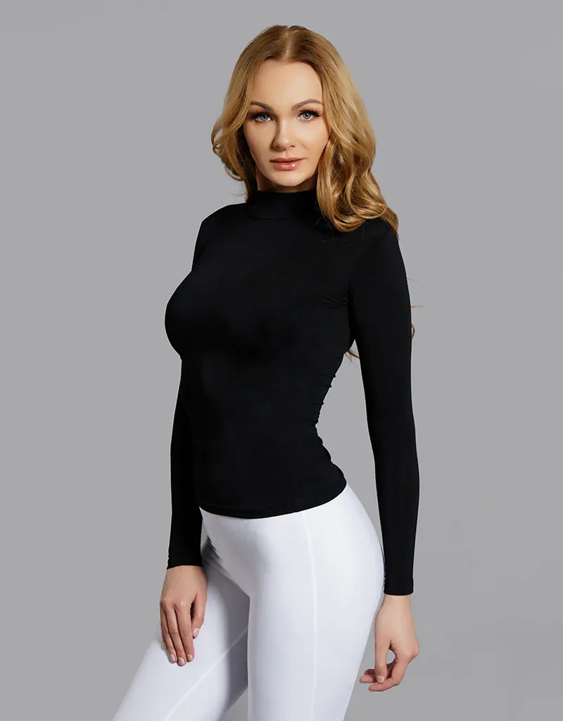 High Neck Body Top - Dark Shades