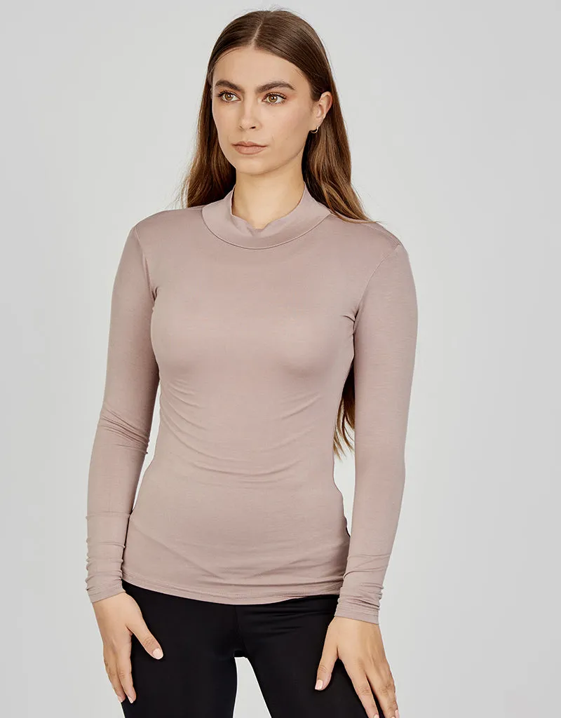 High Neck Body Top - Dark Shades