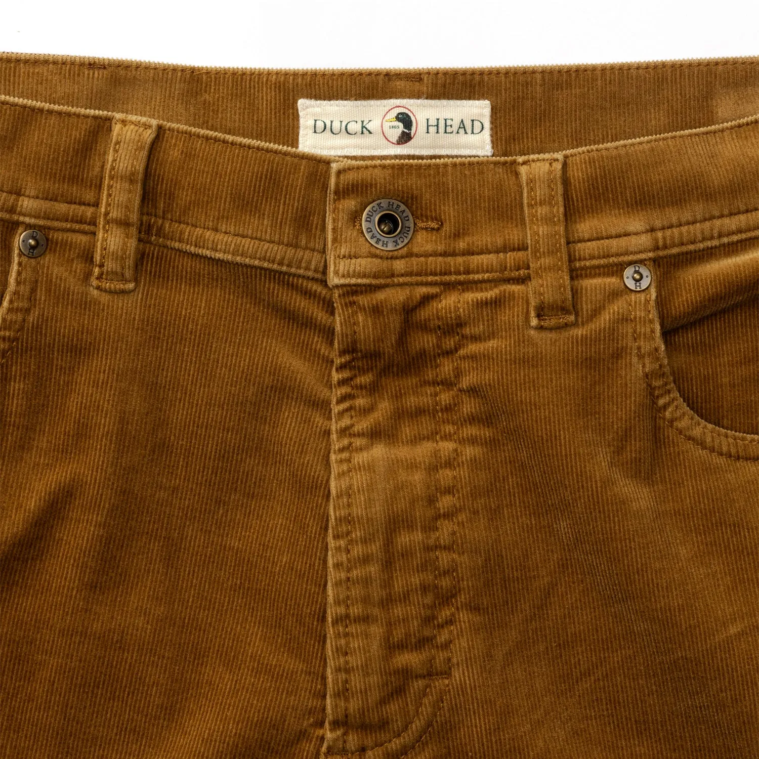 Holston Corduroy Five-Pocket - Dull Gold