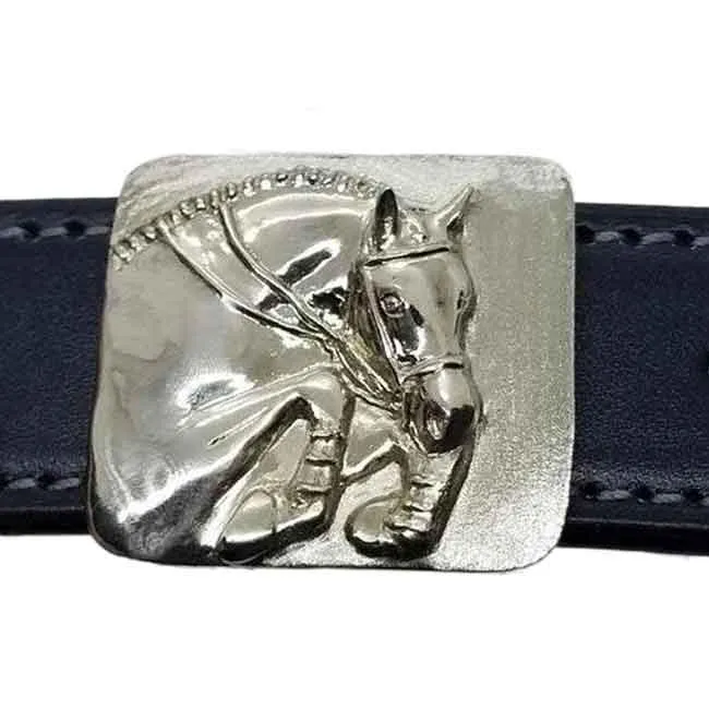 Hunter Jumper Belt Buckle in Bronze