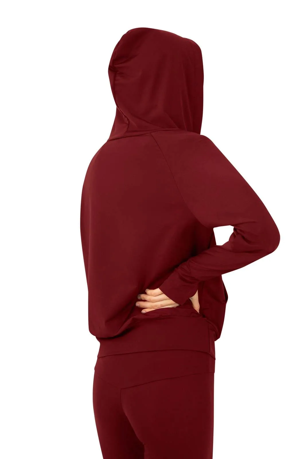 Hydra Lightweight Hoodie - Vino