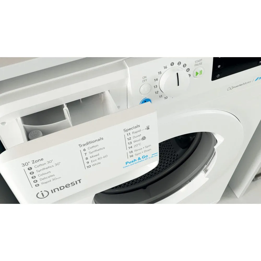 Indesit BWE101685XWUKN Washing Machine 10Kg 1600Rpm White