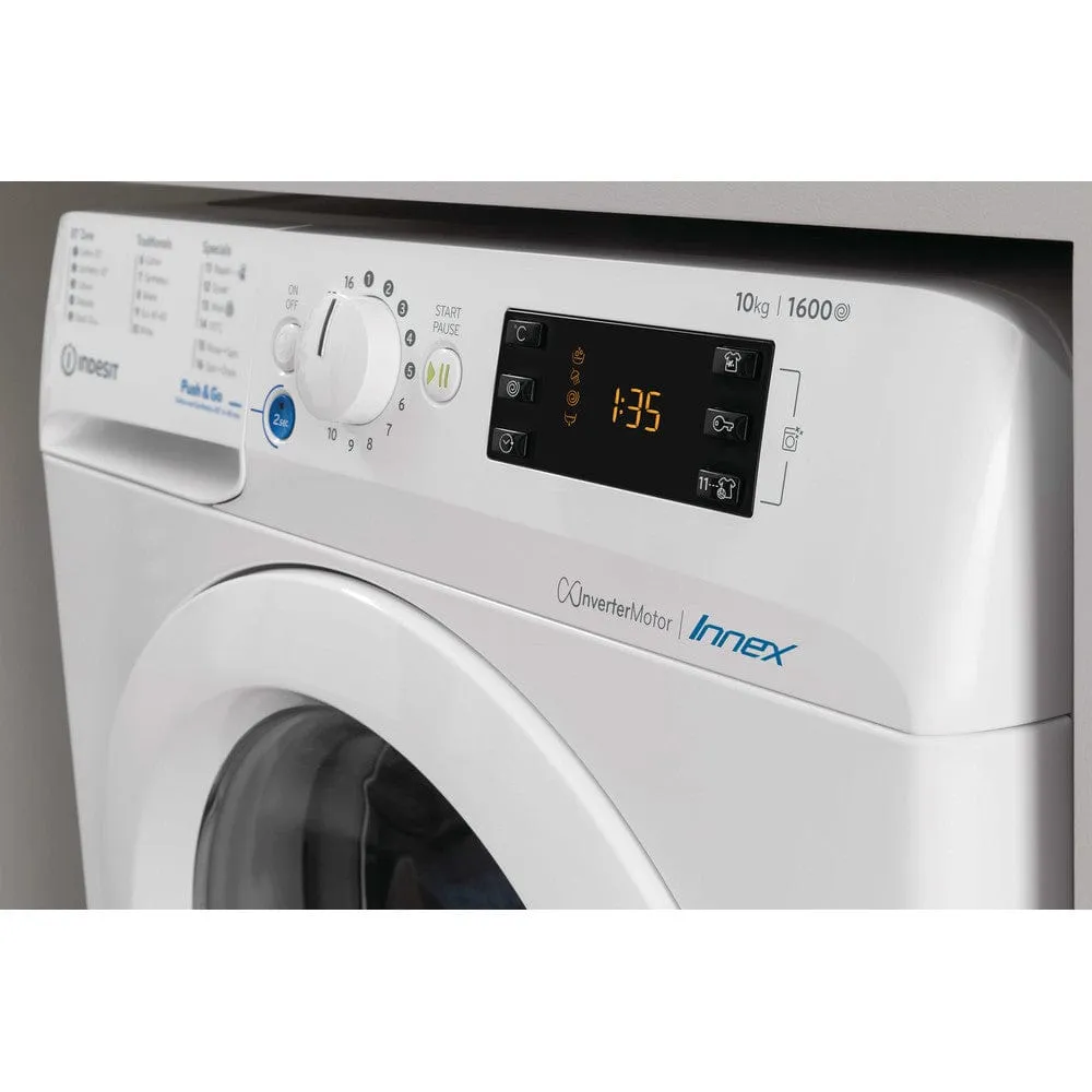 Indesit BWE101685XWUKN Washing Machine 10Kg 1600Rpm White