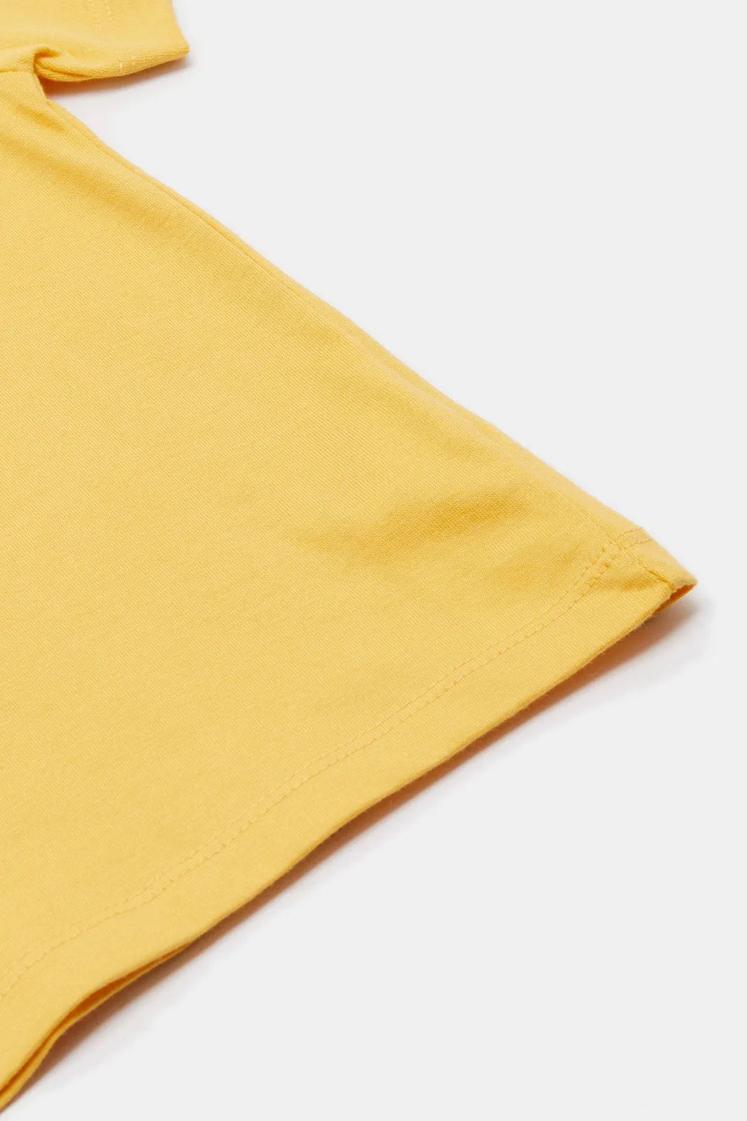 Infant Boys Mustard Pocket Henley