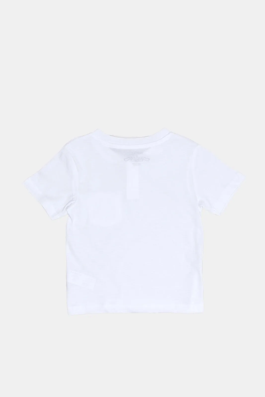 Infant Boys White Pocket Henley T-Shirt