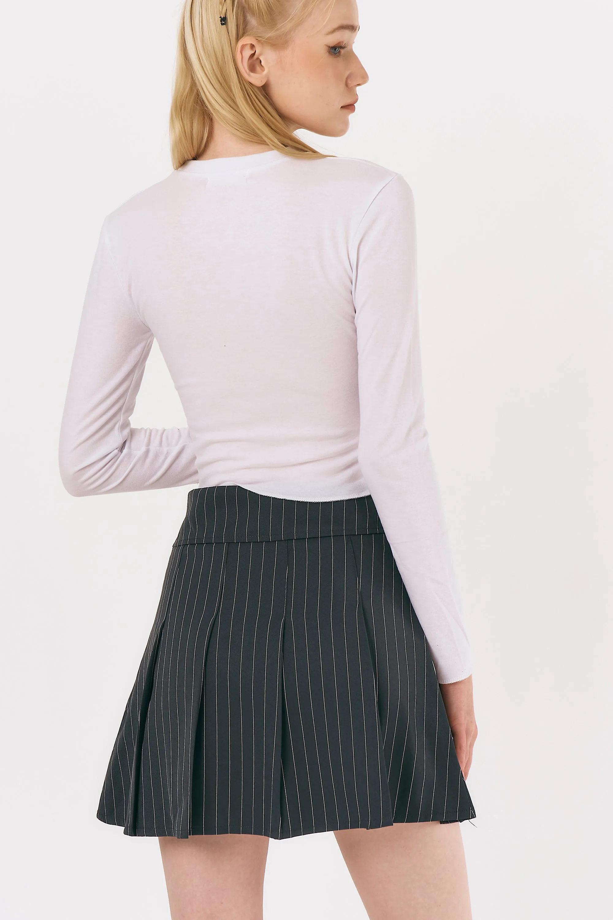 Ivy Striped Tennis Skirt