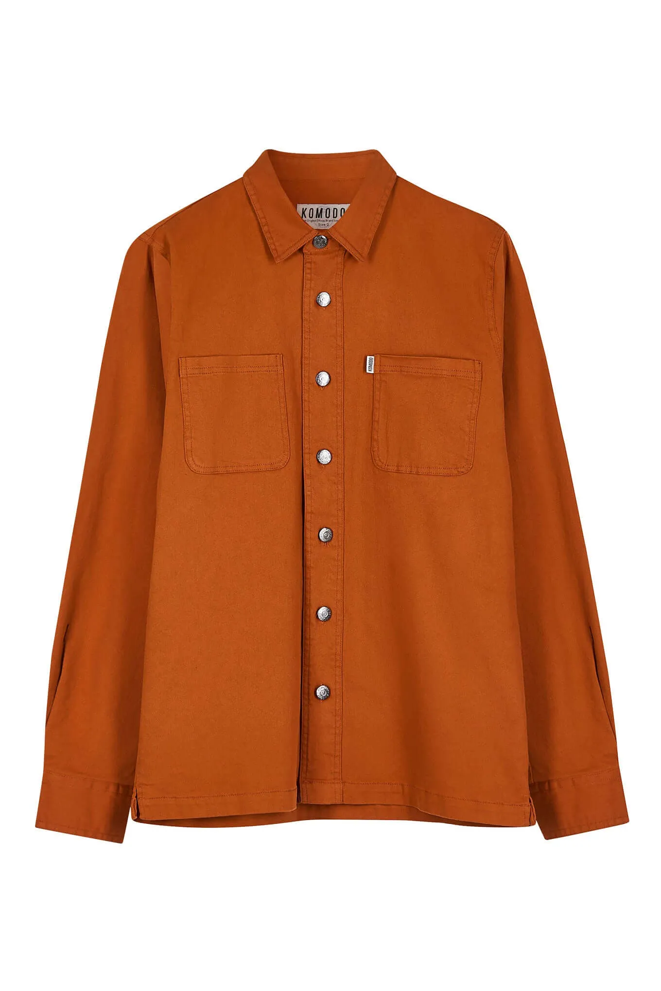 Jean Cotton Overshirt Tobacco