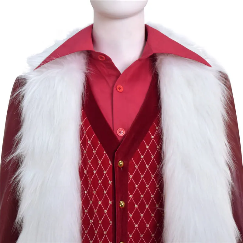 John Travolta Christmas Costume Santa Claus New Christmas Cosplay Suit BEcostume