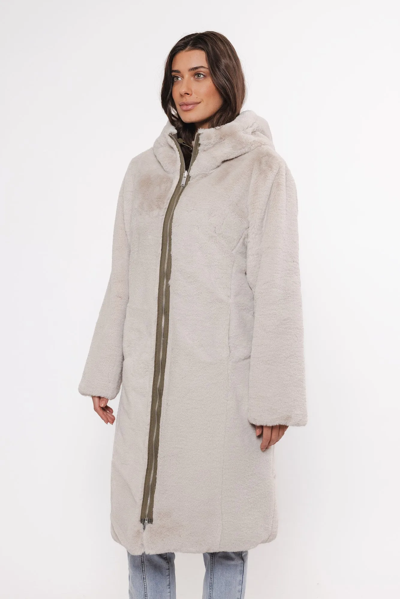 Josien Reversible Coat Hunter/Birch