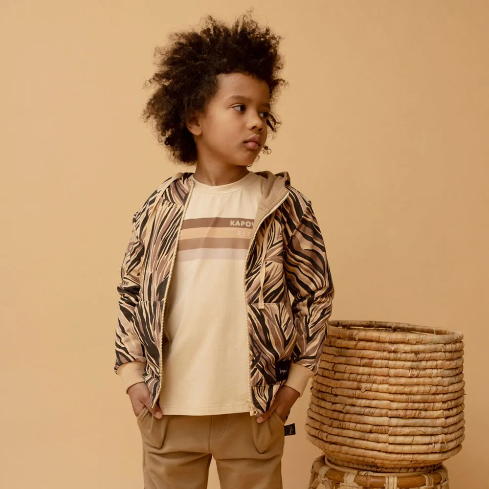 Kapow Kids Animalistic Reversible Zip Jacket