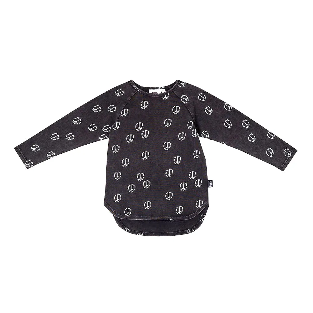 Kapow Kids Skate & Peace Reversible Hooded Zip Jacket