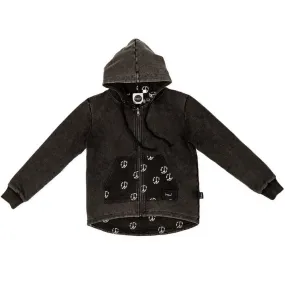 Kapow Kids Skate & Peace Reversible Hooded Zip Jacket