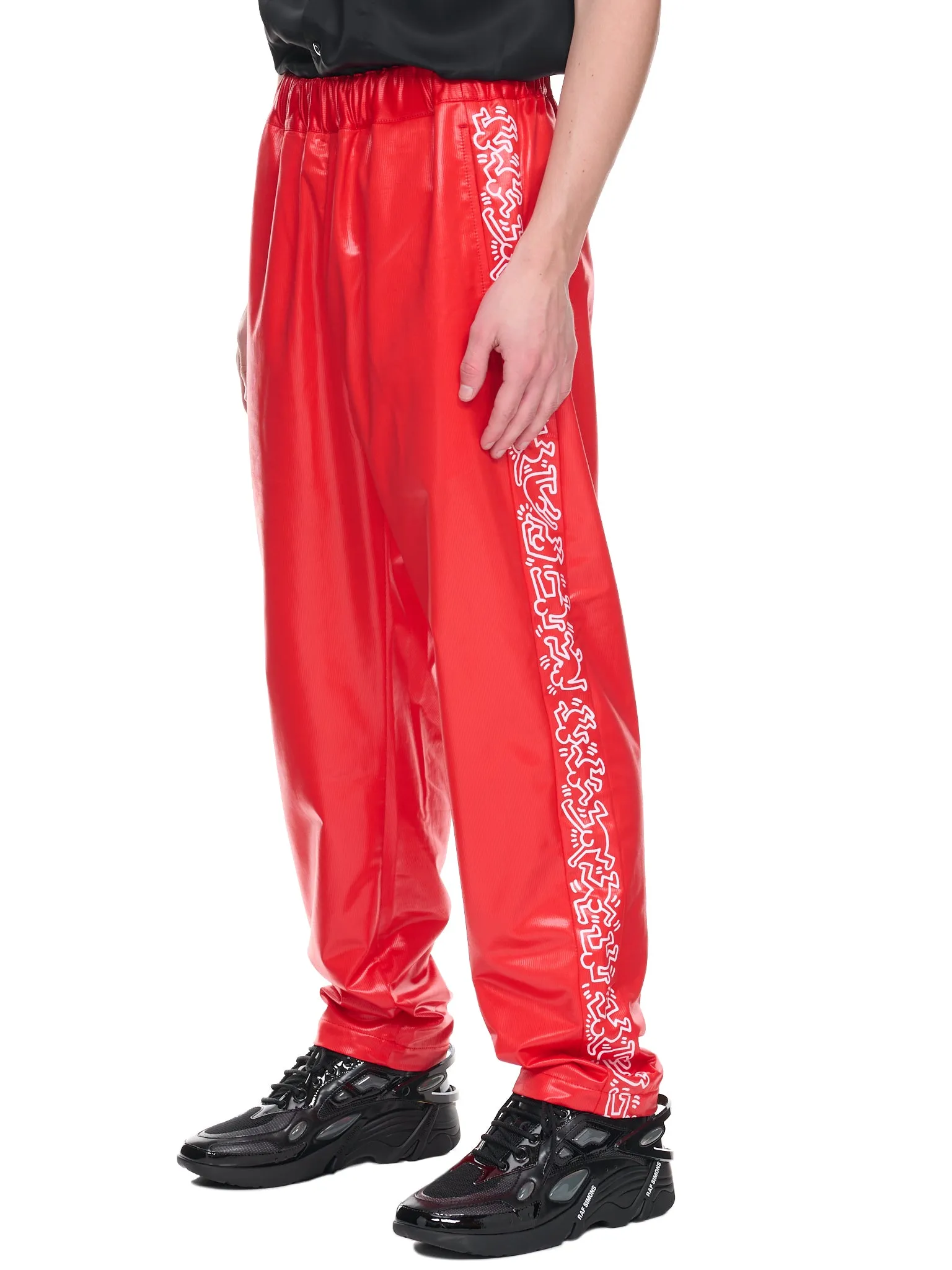 Keith Haring Pants (WK-P019-051-RED-WHITE)