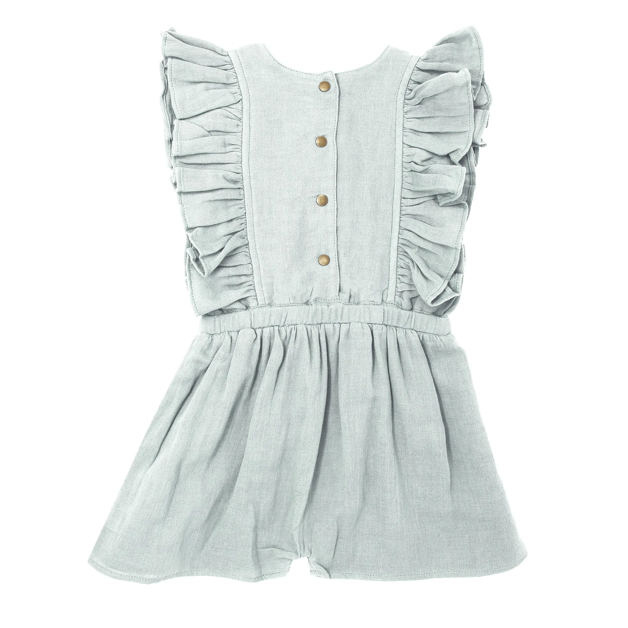 Kids Organic Muslin Ruffle Jumper