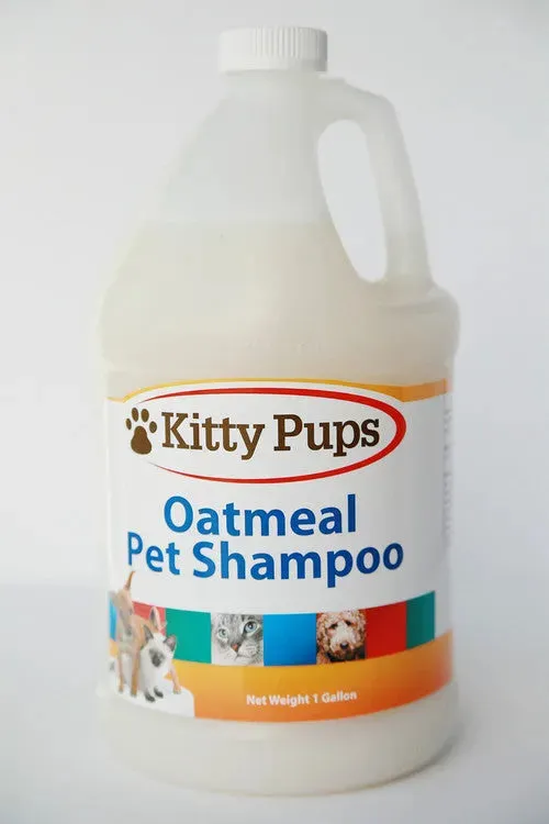 KittyPups Natural Oatmeal Pet Shampoo, Concentrated Gallon