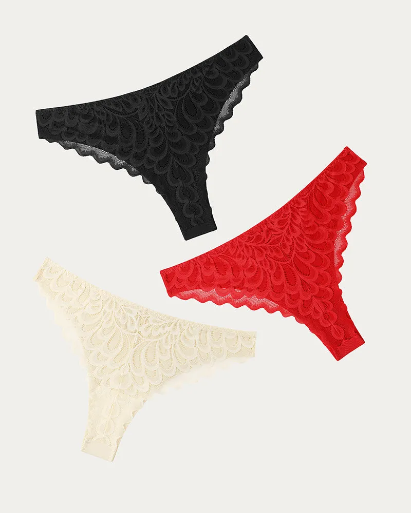 Lace No Show Soft Breathe Hipster Panties