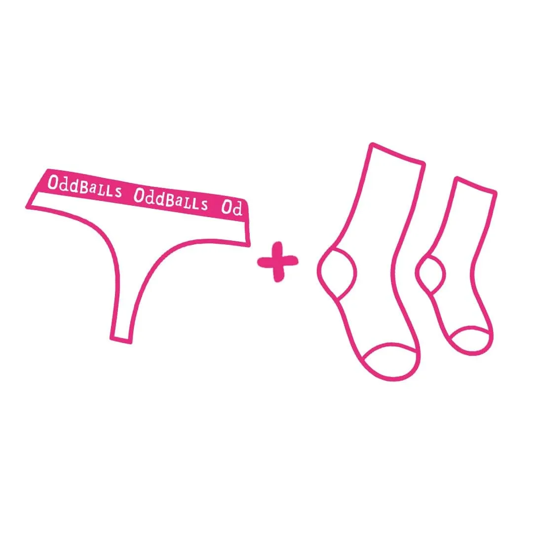 Ladies Thong & Free Socks - Monthly Subscription