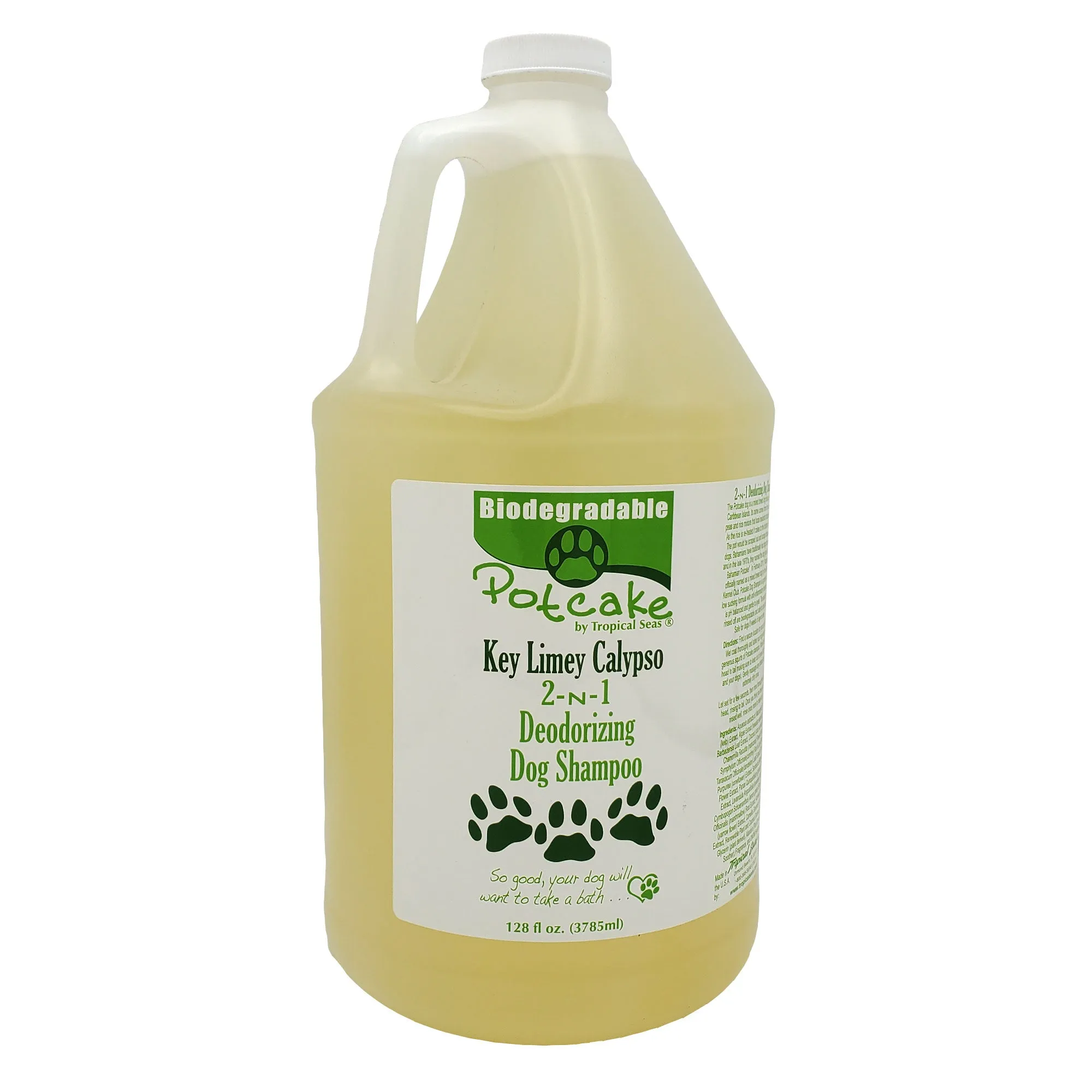 Land Shark PotCake Key Limey Calypso 2-n-1 Deorderizing Dog Shampoo 1 gal