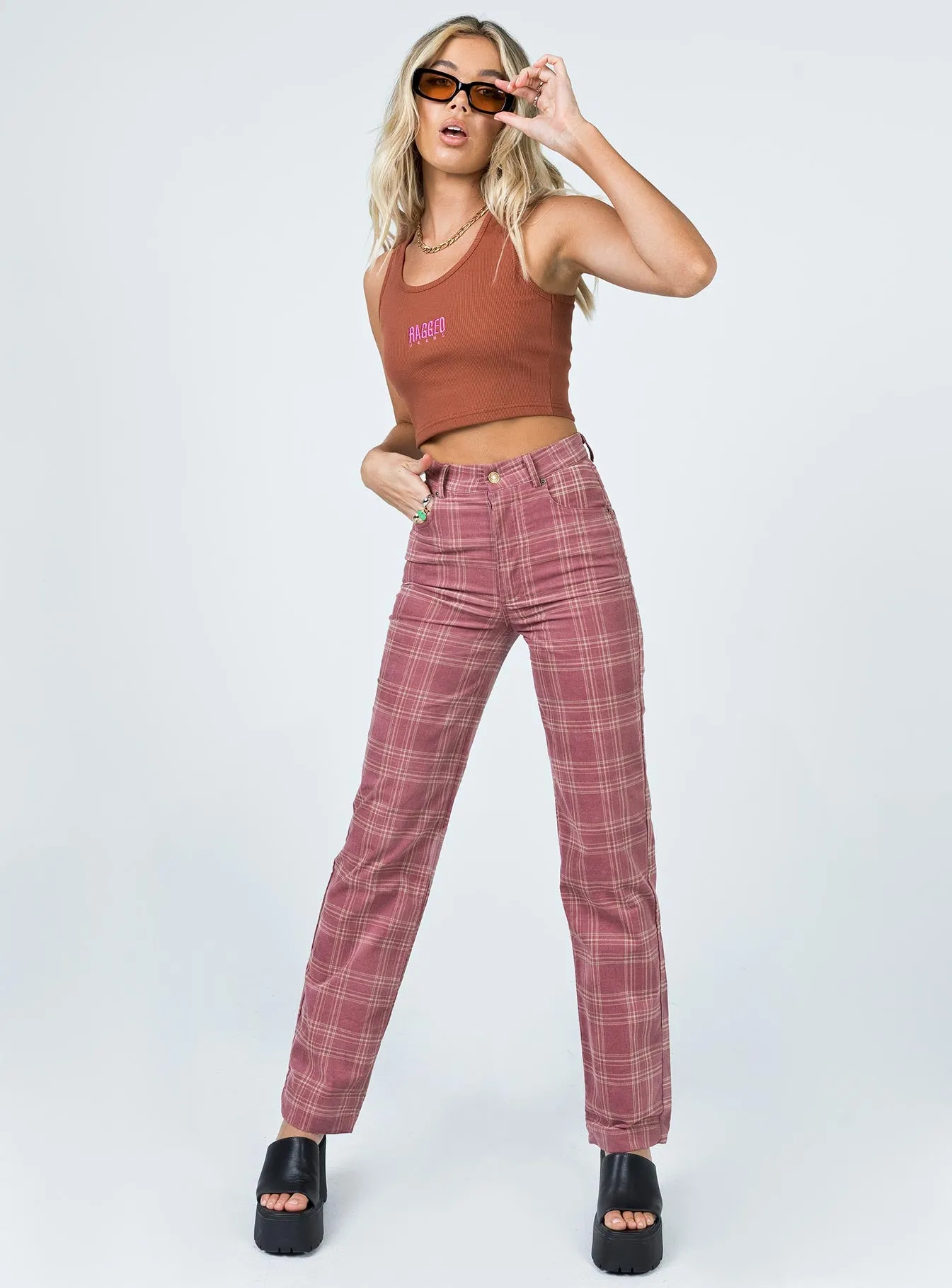 Leah Cordoury Pant Pink