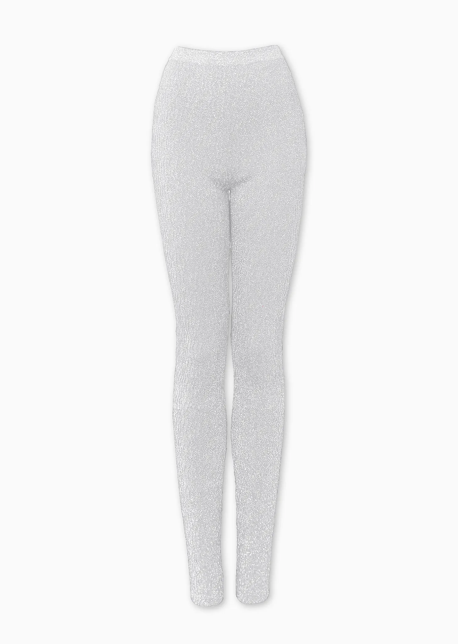 Leona - Shimmering Skinny Pant in Textured Wave Design