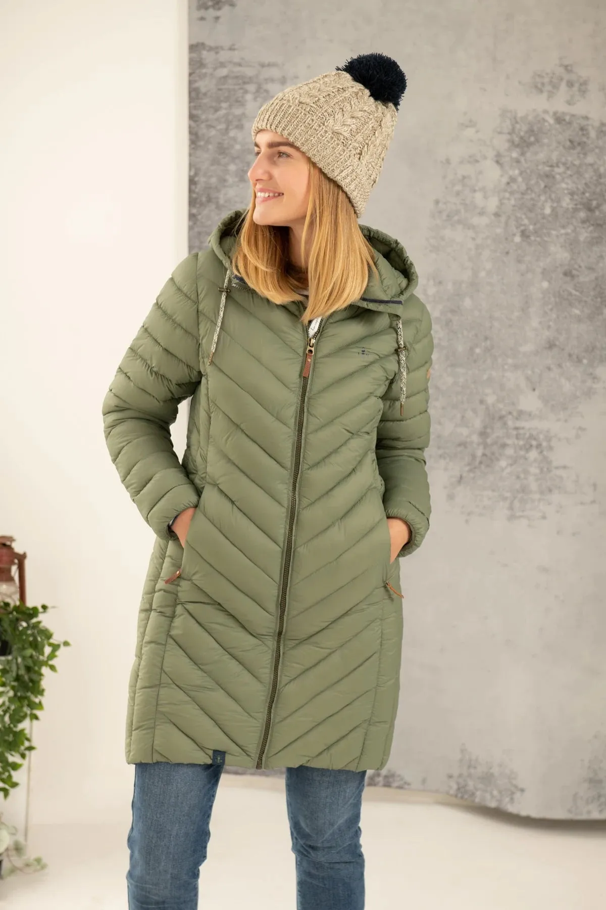 Lighthouse Womens Laurel Coat Khaki