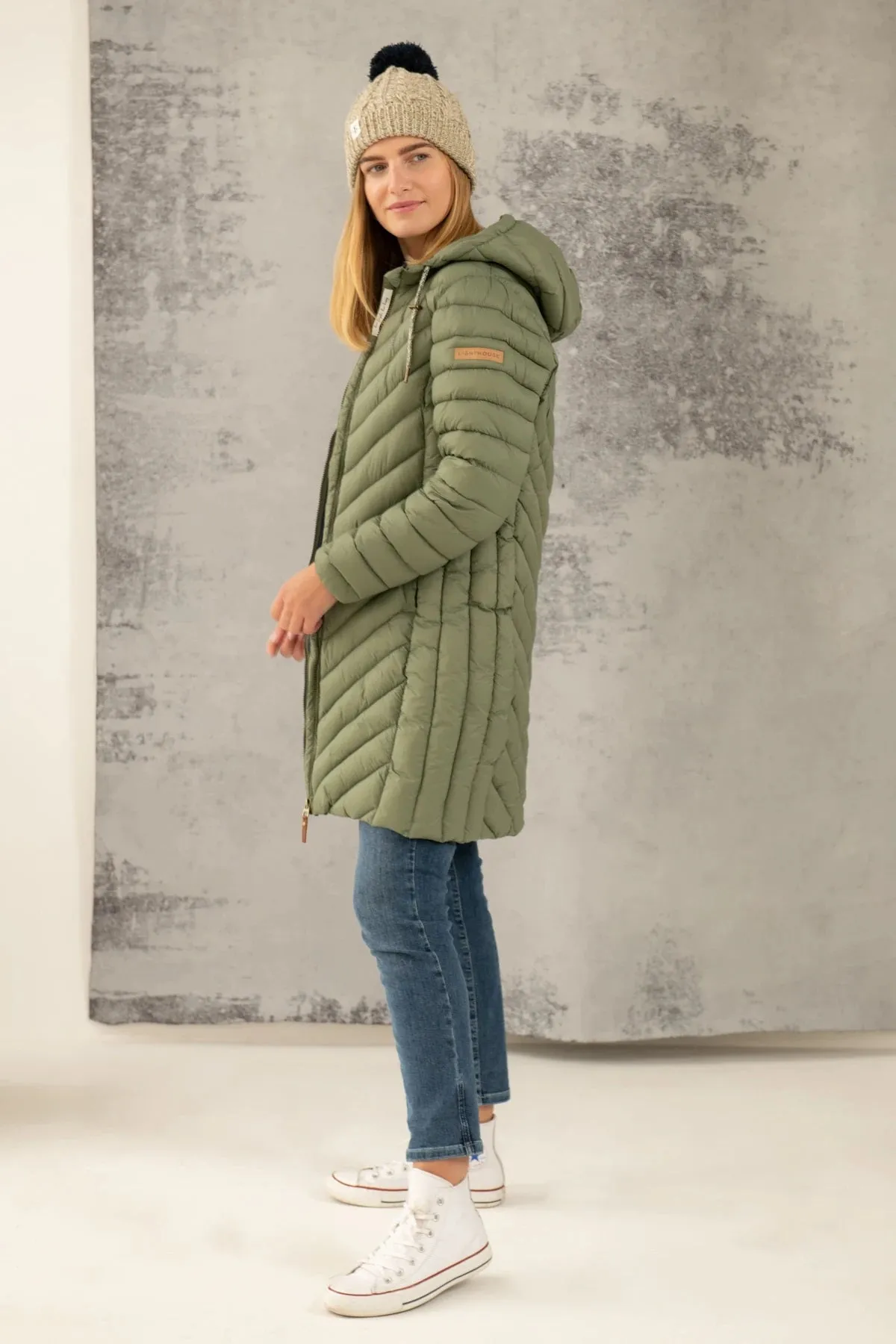 Lighthouse Womens Laurel Coat Khaki