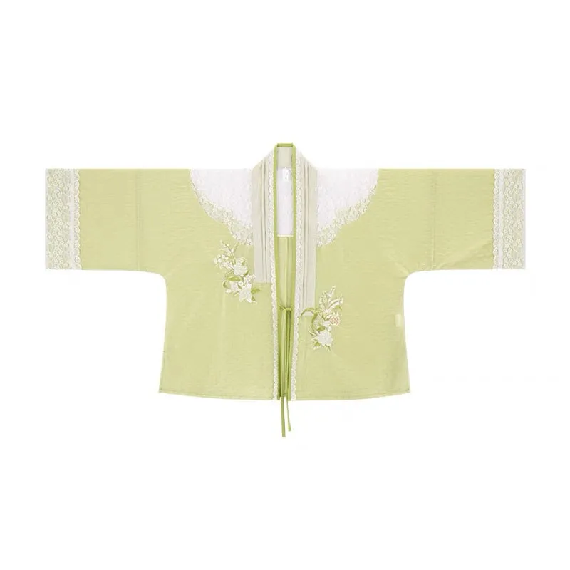 Lime Bustier Modern Chinese Hanfu