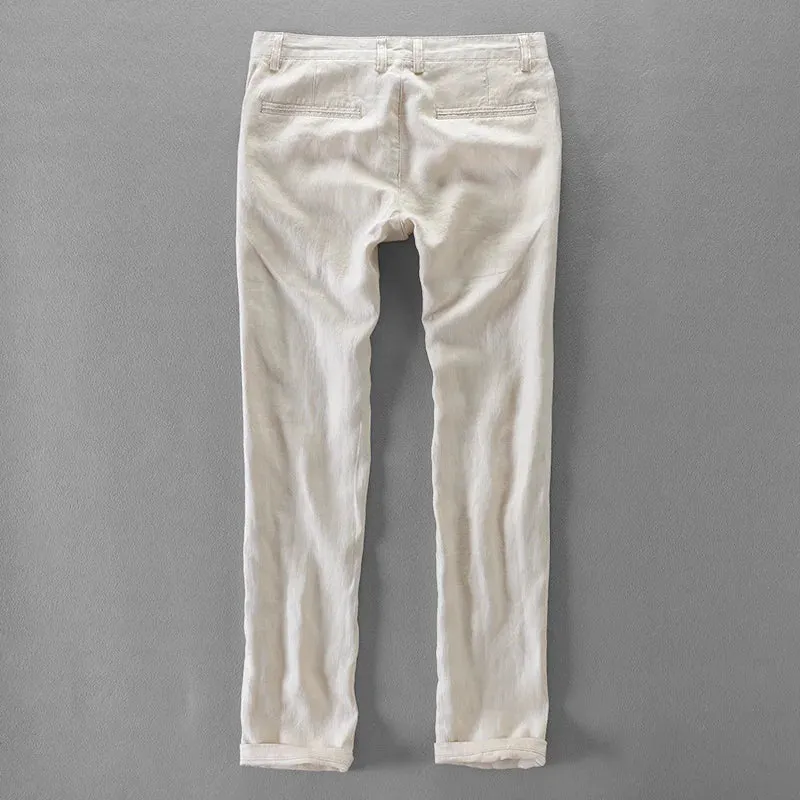 Linen casual pants