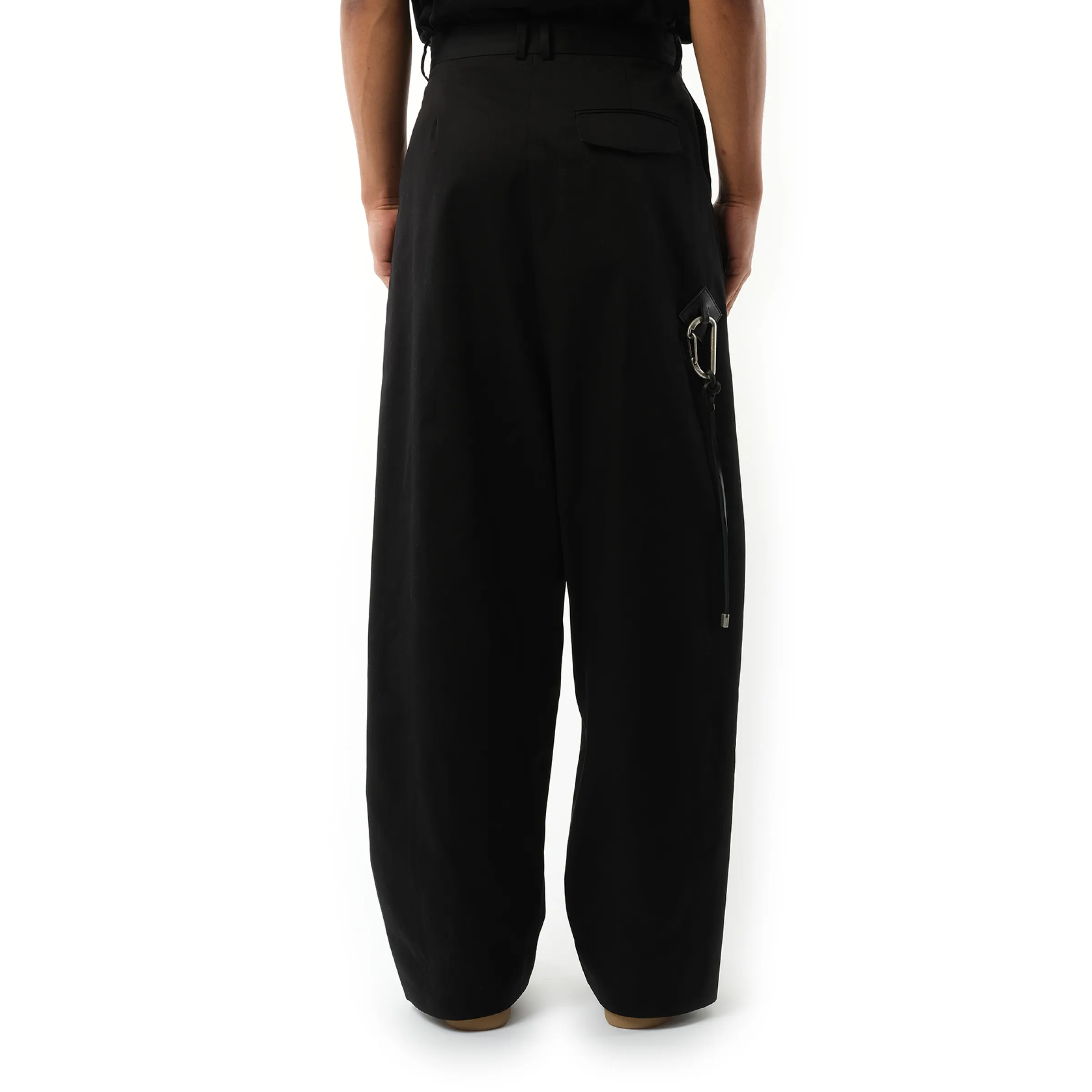 Low Crotch Trouser in Black